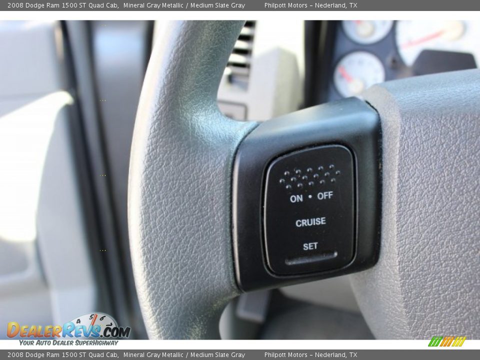 2008 Dodge Ram 1500 ST Quad Cab Mineral Gray Metallic / Medium Slate Gray Photo #13