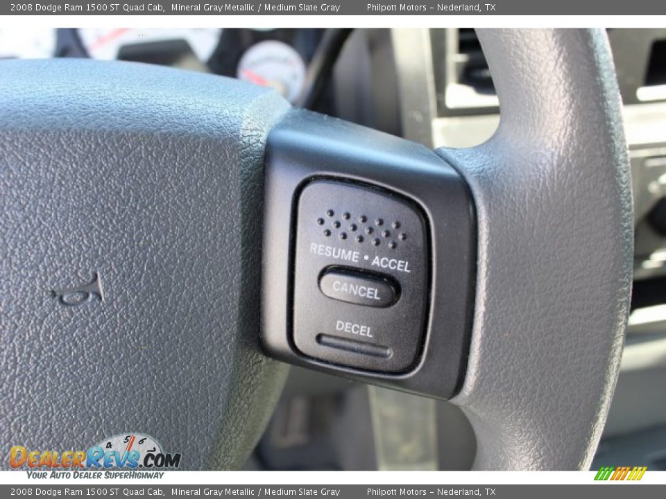 2008 Dodge Ram 1500 ST Quad Cab Mineral Gray Metallic / Medium Slate Gray Photo #14
