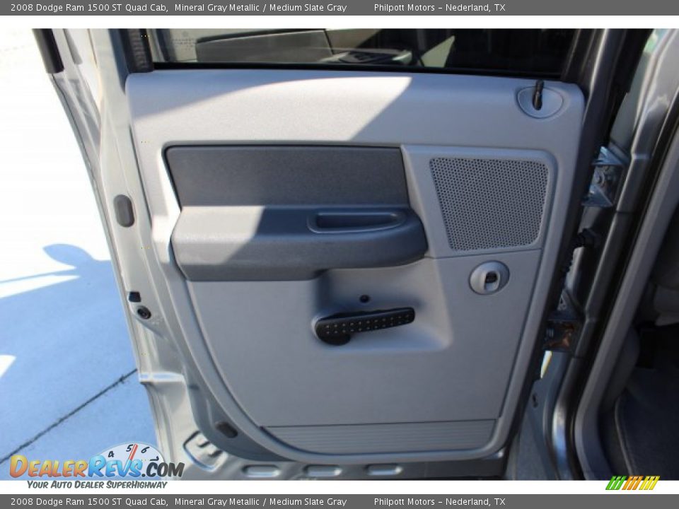 2008 Dodge Ram 1500 ST Quad Cab Mineral Gray Metallic / Medium Slate Gray Photo #15