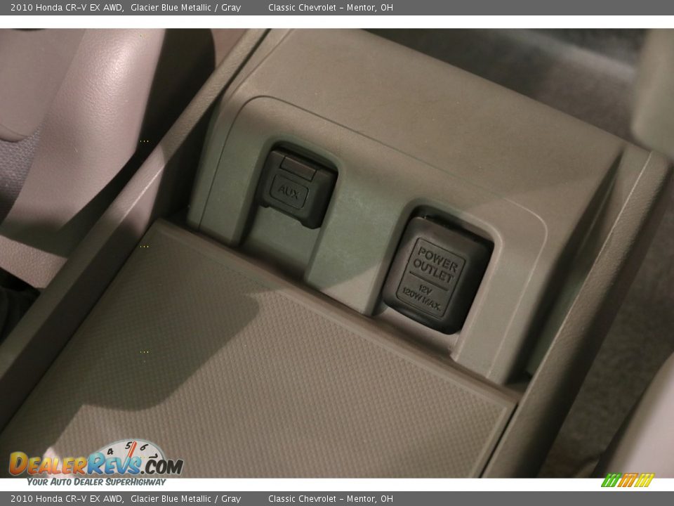 2010 Honda CR-V EX AWD Glacier Blue Metallic / Gray Photo #11