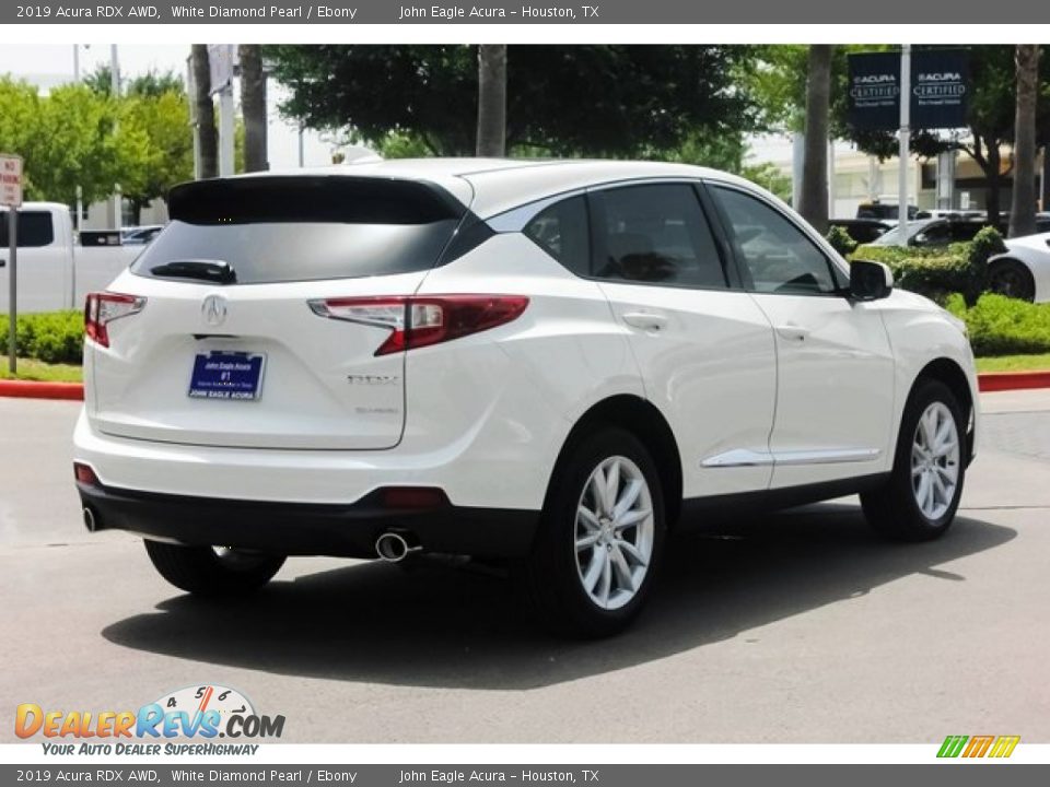 2019 Acura RDX AWD White Diamond Pearl / Ebony Photo #7