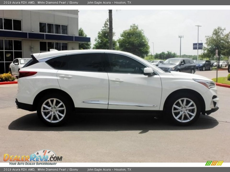 2019 Acura RDX AWD White Diamond Pearl / Ebony Photo #8
