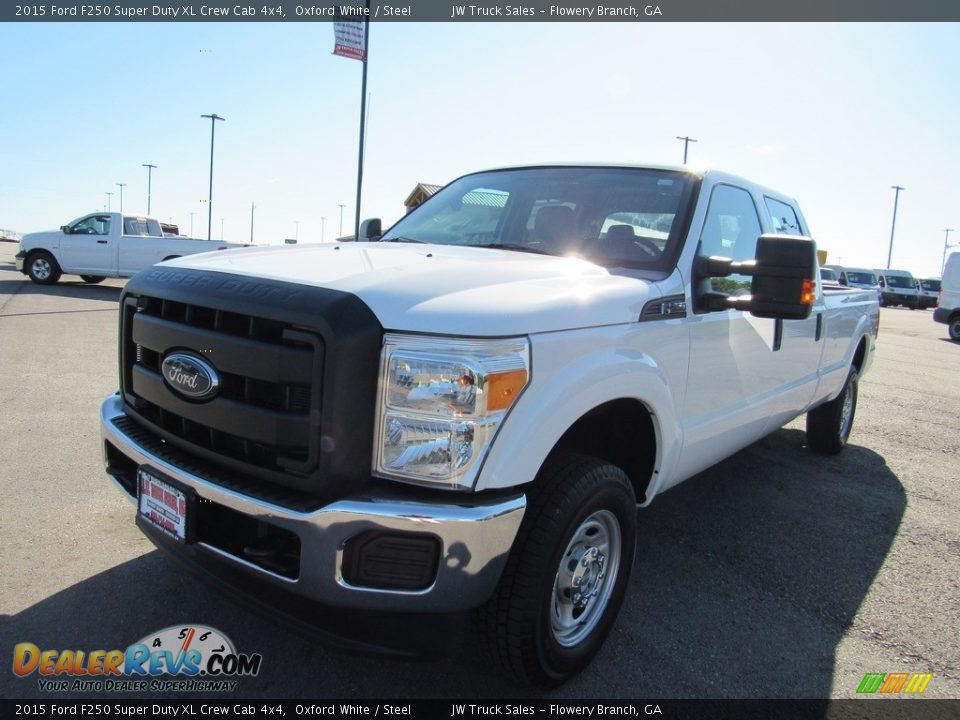 2015 Ford F250 Super Duty XL Crew Cab 4x4 Oxford White / Steel Photo #1