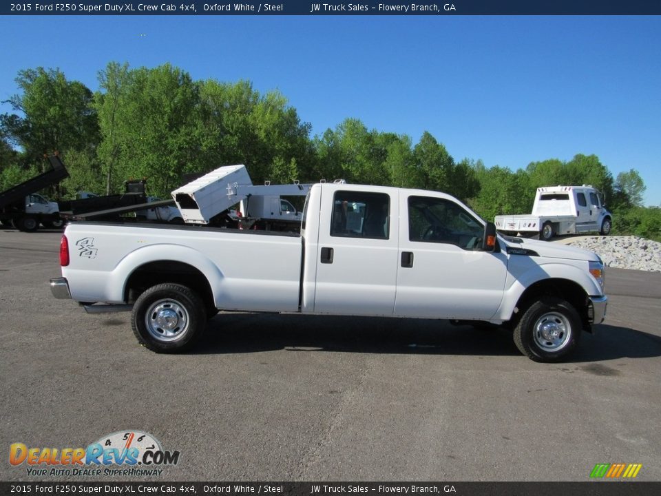 2015 Ford F250 Super Duty XL Crew Cab 4x4 Oxford White / Steel Photo #6