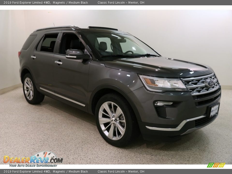 2019 Ford Explorer Limited 4WD Magnetic / Medium Black Photo #1