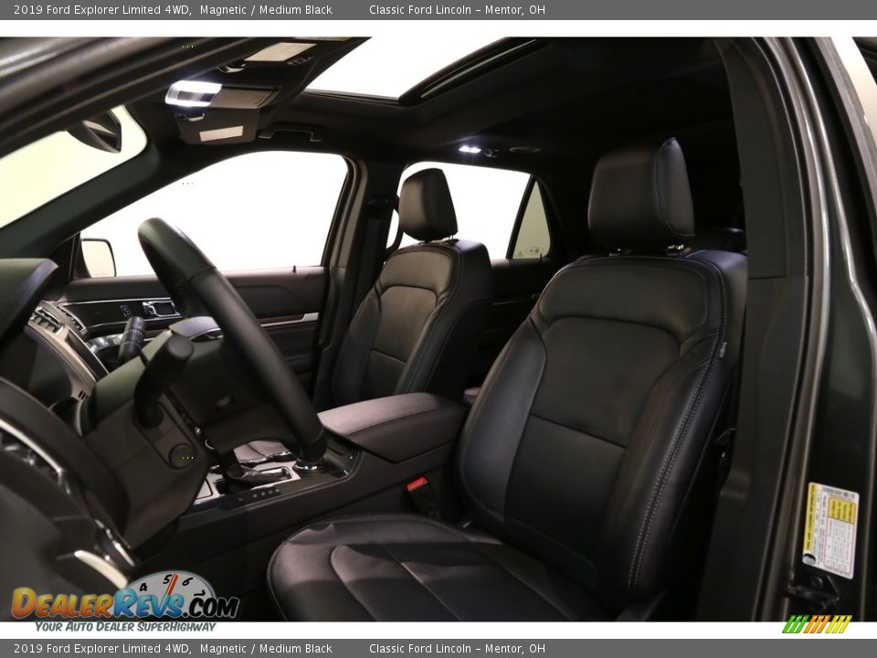 2019 Ford Explorer Limited 4WD Magnetic / Medium Black Photo #6