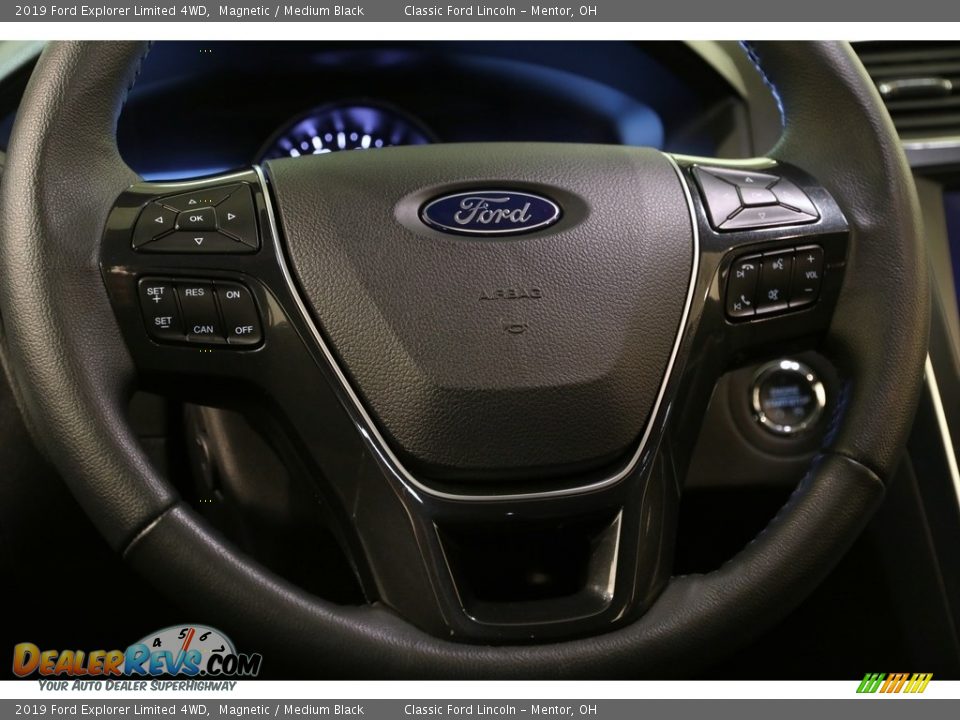 2019 Ford Explorer Limited 4WD Magnetic / Medium Black Photo #7