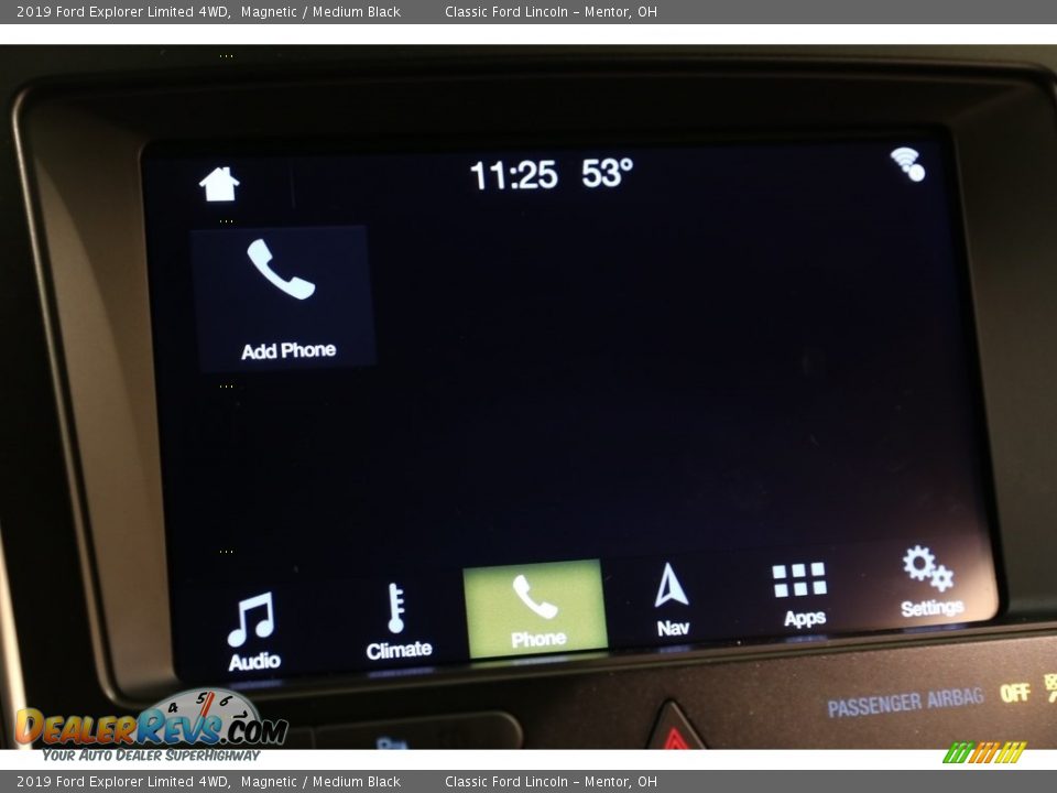 2019 Ford Explorer Limited 4WD Magnetic / Medium Black Photo #11