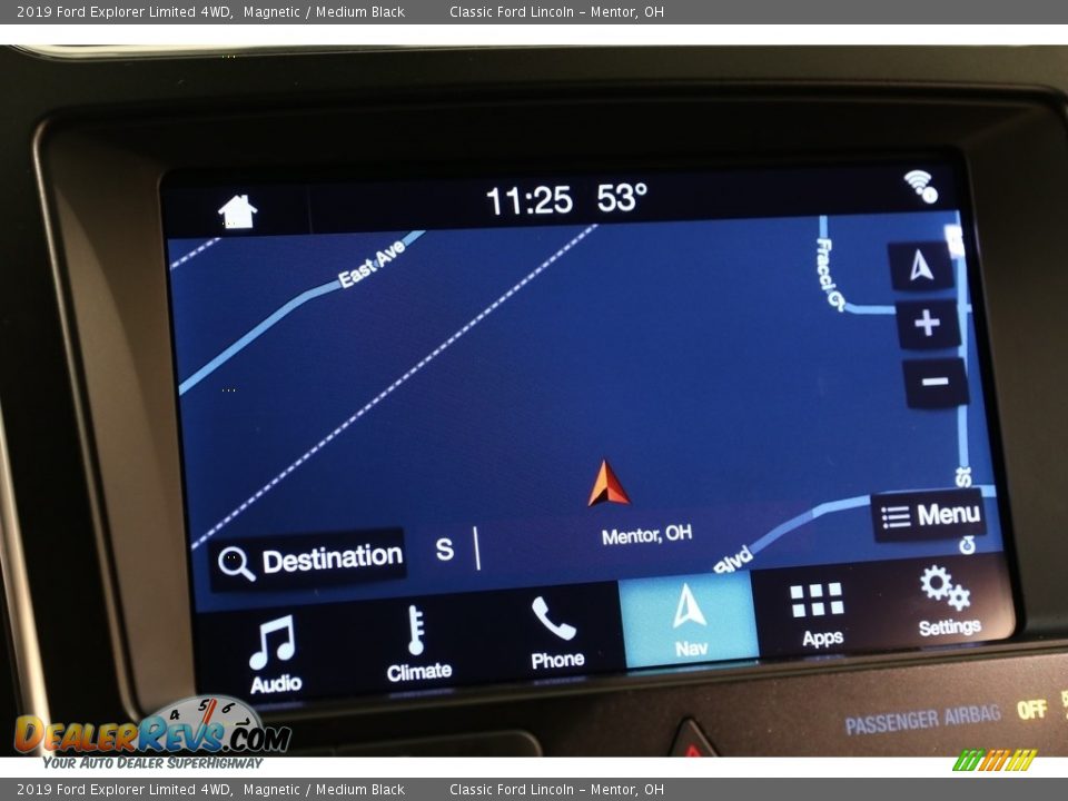 2019 Ford Explorer Limited 4WD Magnetic / Medium Black Photo #12