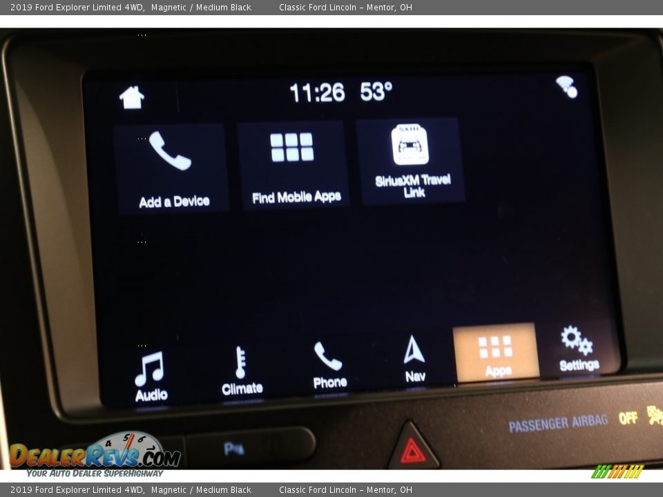 2019 Ford Explorer Limited 4WD Magnetic / Medium Black Photo #13