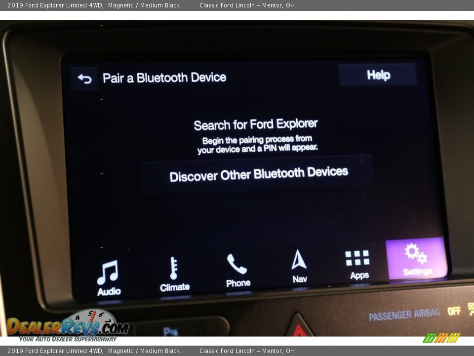 2019 Ford Explorer Limited 4WD Magnetic / Medium Black Photo #15