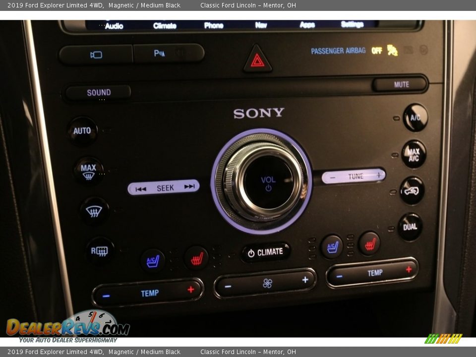 2019 Ford Explorer Limited 4WD Magnetic / Medium Black Photo #16