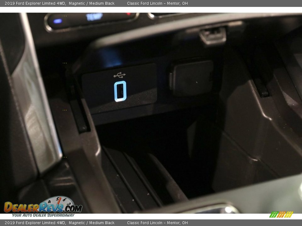 2019 Ford Explorer Limited 4WD Magnetic / Medium Black Photo #17