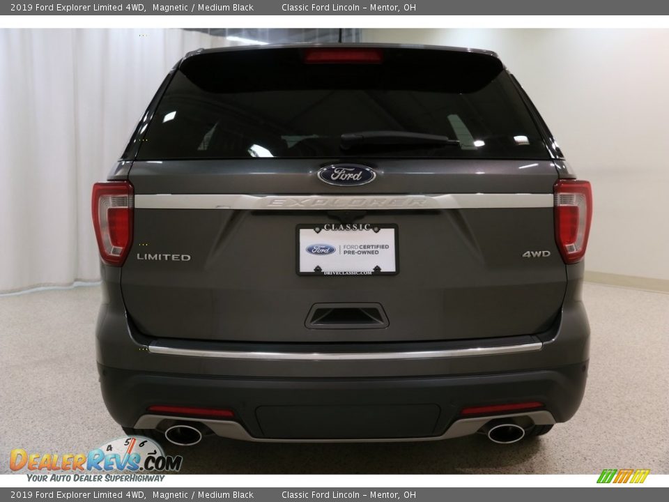 2019 Ford Explorer Limited 4WD Magnetic / Medium Black Photo #26