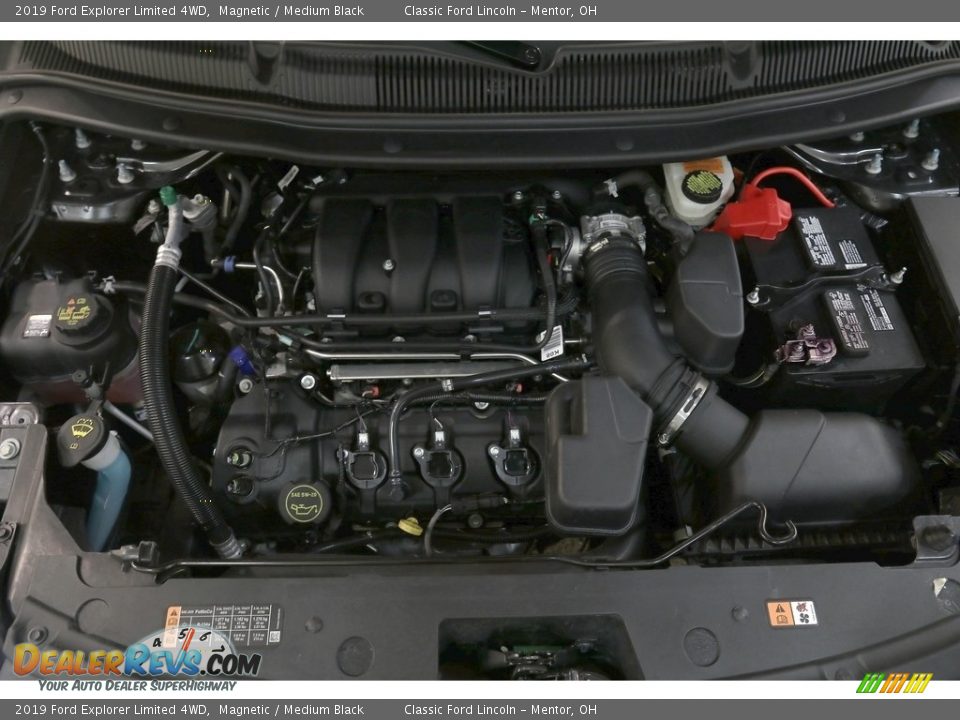 2019 Ford Explorer Limited 4WD Magnetic / Medium Black Photo #27