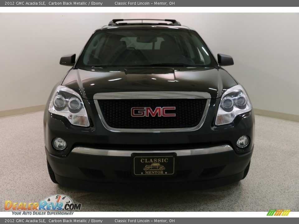 2012 GMC Acadia SLE Carbon Black Metallic / Ebony Photo #2