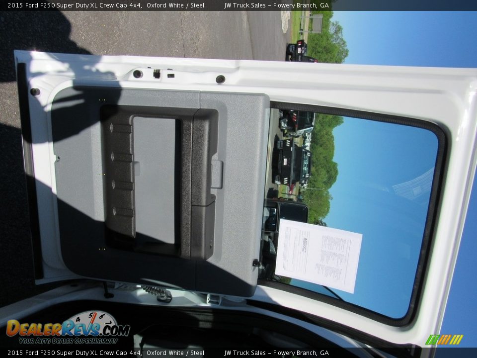 2015 Ford F250 Super Duty XL Crew Cab 4x4 Oxford White / Steel Photo #24