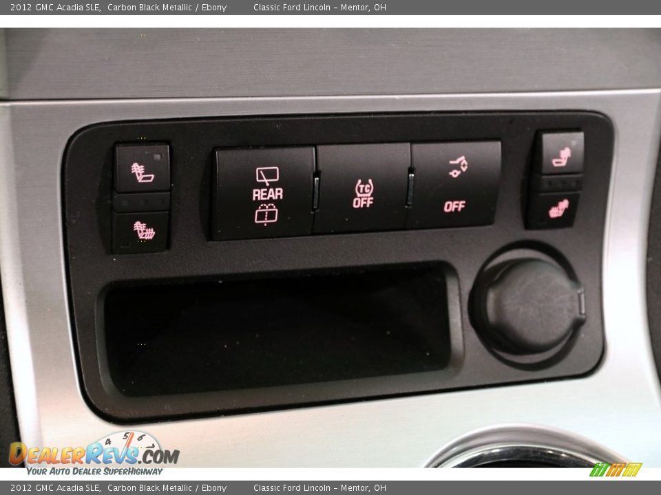 2012 GMC Acadia SLE Carbon Black Metallic / Ebony Photo #11