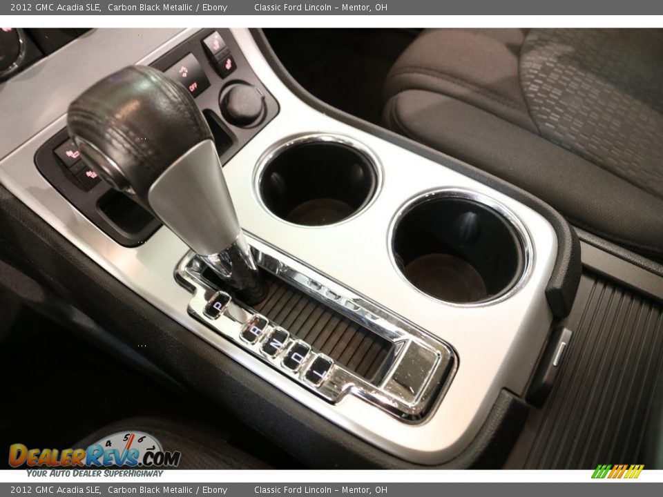 2012 GMC Acadia SLE Carbon Black Metallic / Ebony Photo #12