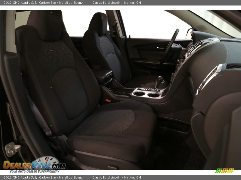 2012 GMC Acadia SLE Carbon Black Metallic / Ebony Photo #14