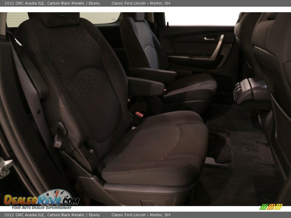 2012 GMC Acadia SLE Carbon Black Metallic / Ebony Photo #15