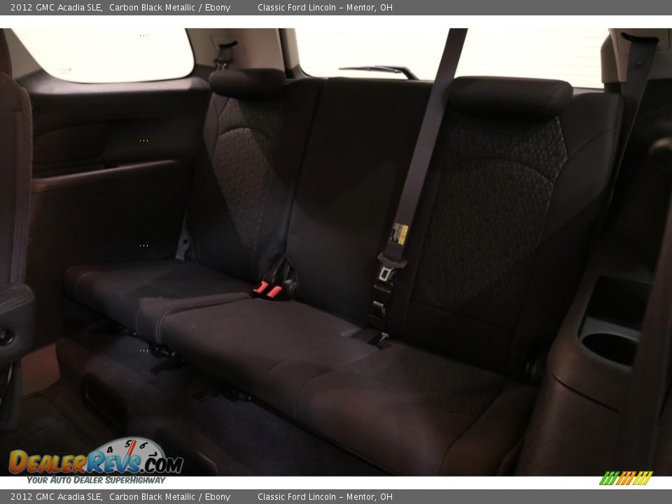 2012 GMC Acadia SLE Carbon Black Metallic / Ebony Photo #18