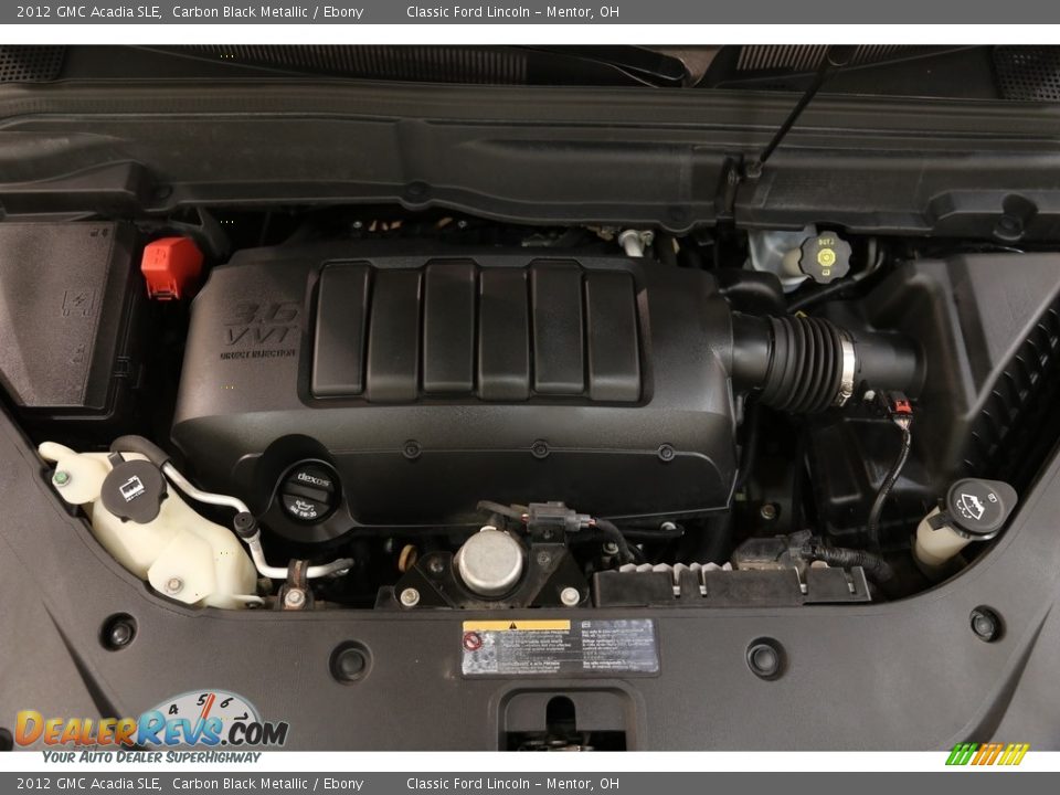 2012 GMC Acadia SLE Carbon Black Metallic / Ebony Photo #20