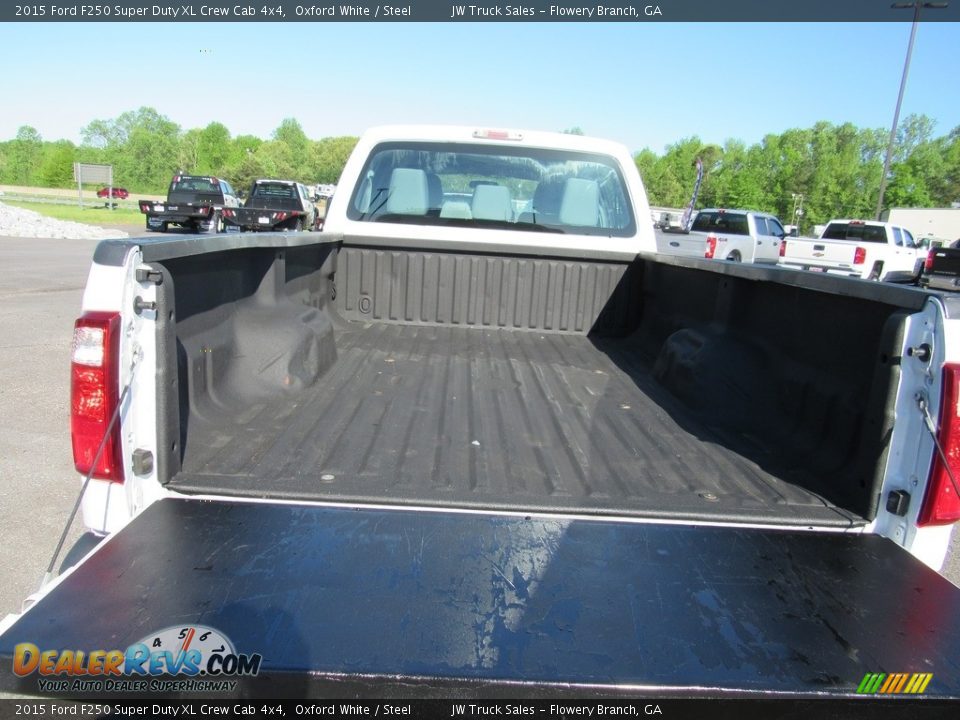 2015 Ford F250 Super Duty XL Crew Cab 4x4 Oxford White / Steel Photo #34