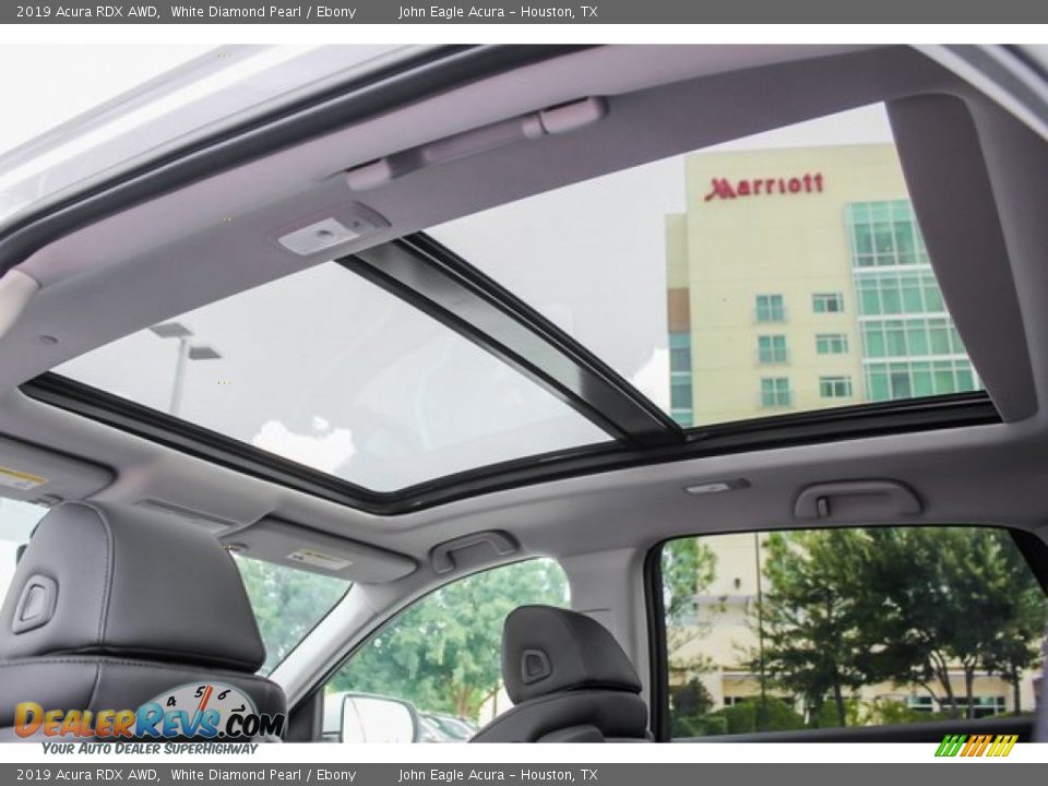 2019 Acura RDX AWD White Diamond Pearl / Ebony Photo #14