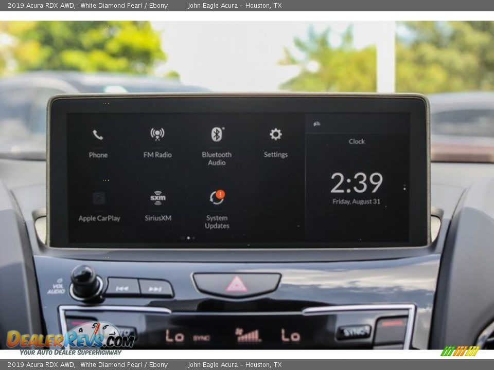 2019 Acura RDX AWD White Diamond Pearl / Ebony Photo #28