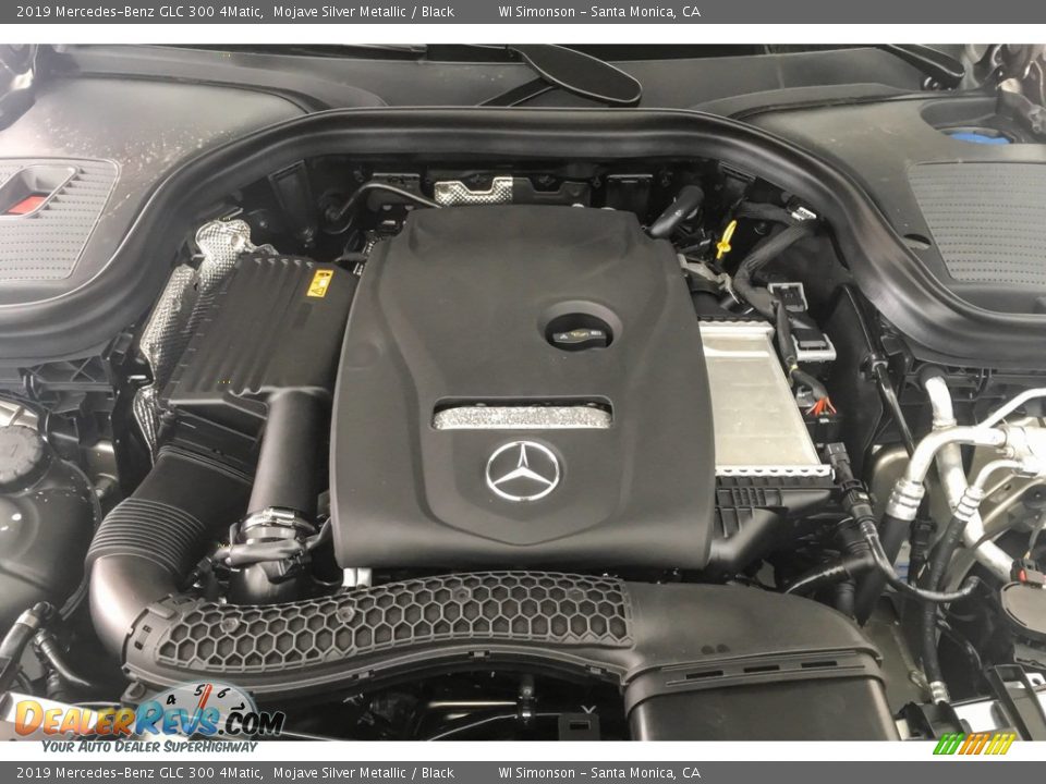 2019 Mercedes-Benz GLC 300 4Matic Mojave Silver Metallic / Black Photo #8