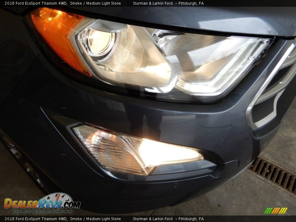 2018 Ford EcoSport Titanium 4WD Smoke / Medium Light Stone Photo #2