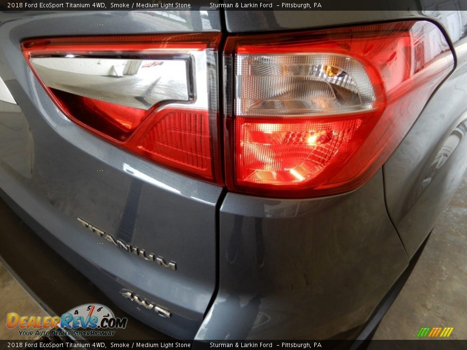 2018 Ford EcoSport Titanium 4WD Smoke / Medium Light Stone Photo #5