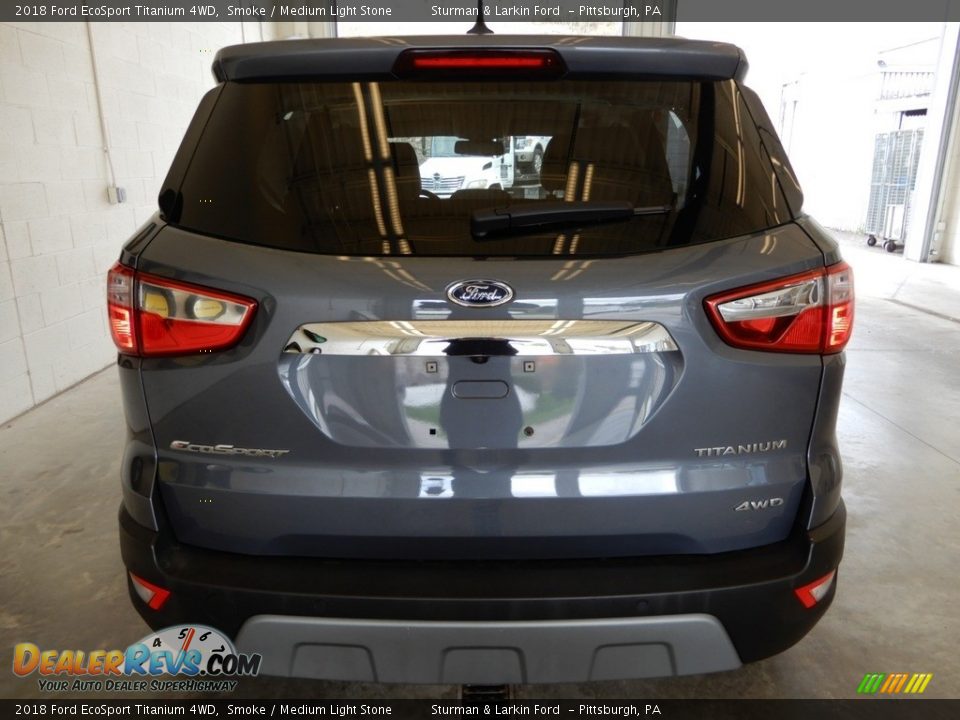 2018 Ford EcoSport Titanium 4WD Smoke / Medium Light Stone Photo #6