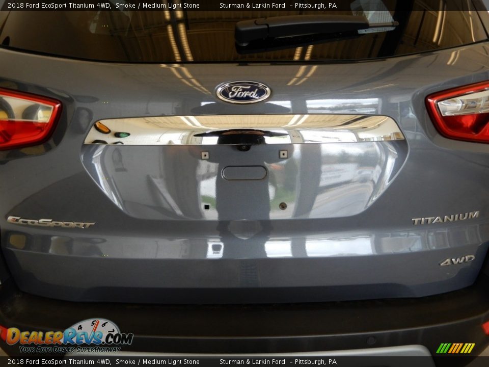 2018 Ford EcoSport Titanium 4WD Smoke / Medium Light Stone Photo #7
