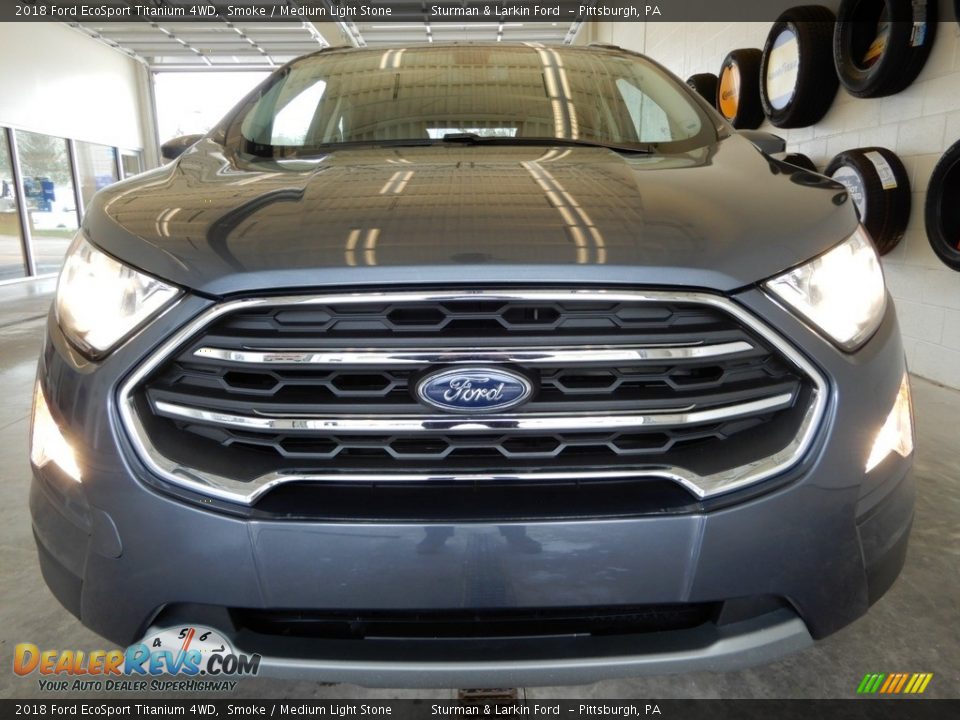 2018 Ford EcoSport Titanium 4WD Smoke / Medium Light Stone Photo #11