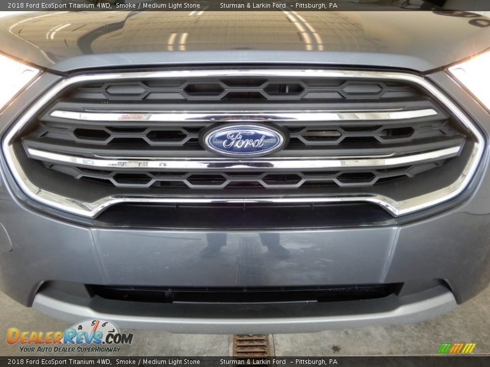 2018 Ford EcoSport Titanium 4WD Smoke / Medium Light Stone Photo #12