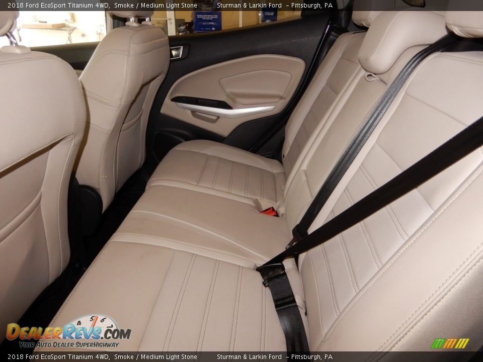 2018 Ford EcoSport Titanium 4WD Smoke / Medium Light Stone Photo #16