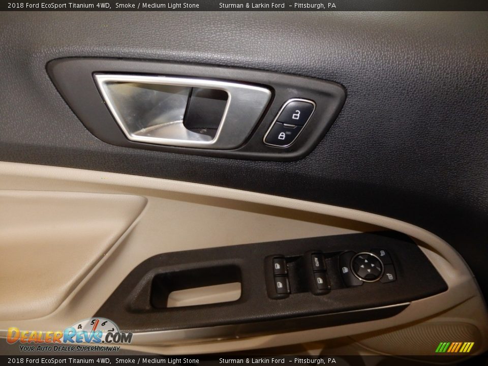 2018 Ford EcoSport Titanium 4WD Smoke / Medium Light Stone Photo #18