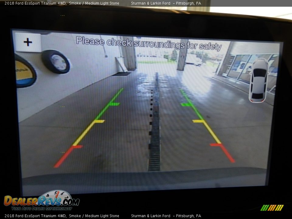 2018 Ford EcoSport Titanium 4WD Smoke / Medium Light Stone Photo #23