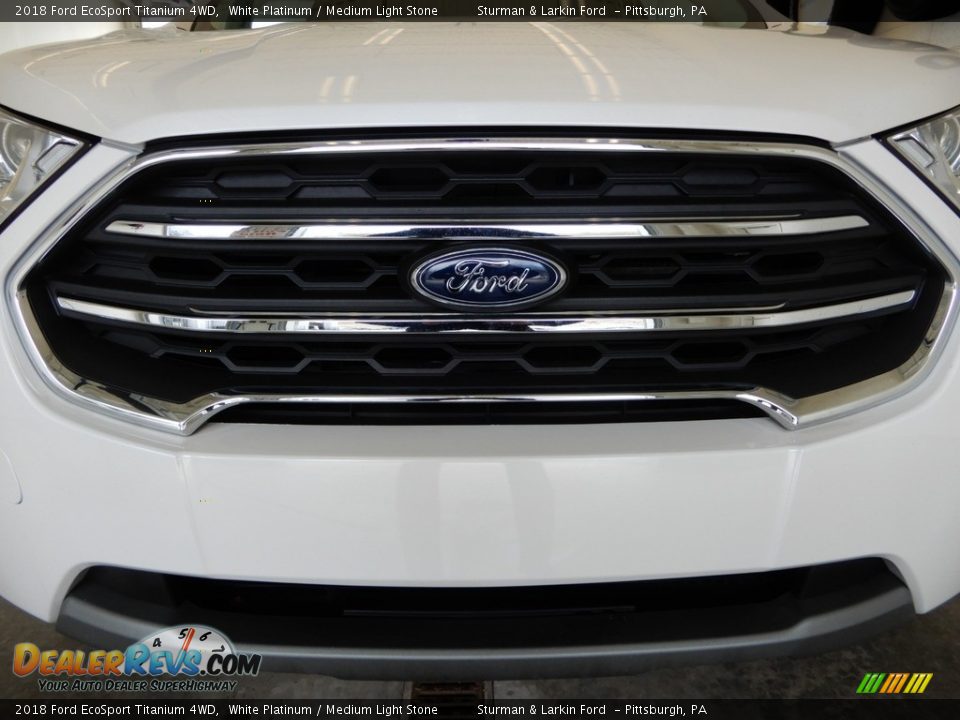 2018 Ford EcoSport Titanium 4WD White Platinum / Medium Light Stone Photo #12