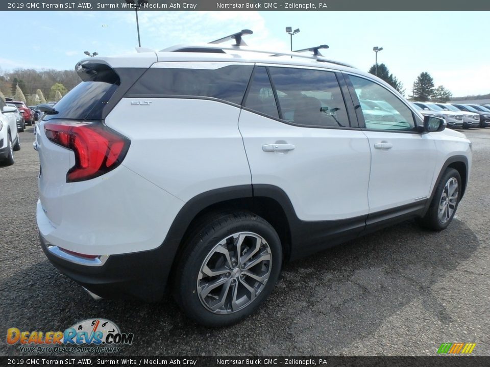 2019 GMC Terrain SLT AWD Summit White / Medium Ash Gray Photo #5