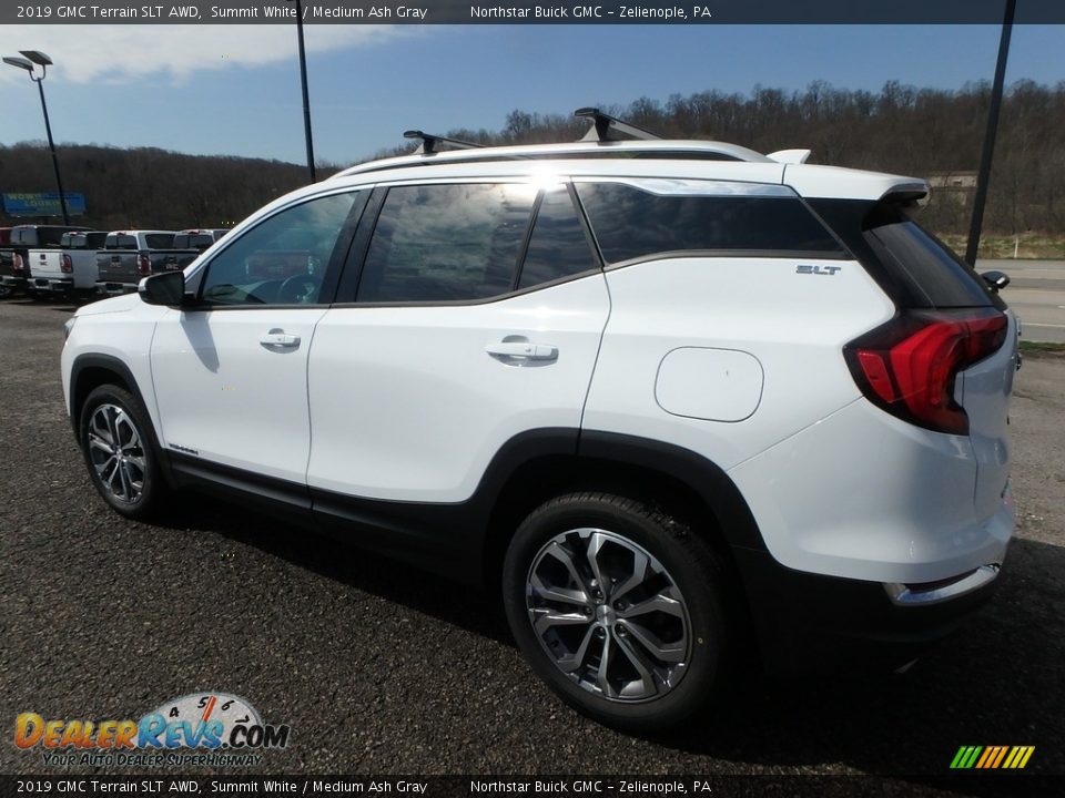 2019 GMC Terrain SLT AWD Summit White / Medium Ash Gray Photo #8