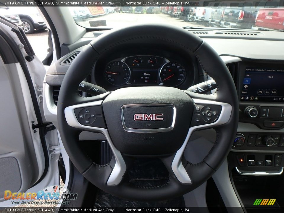 2019 GMC Terrain SLT AWD Steering Wheel Photo #17