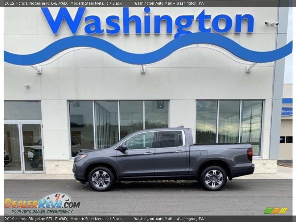 2019 Honda Ridgeline RTL-E AWD Modern Steel Metallic / Black Photo #1