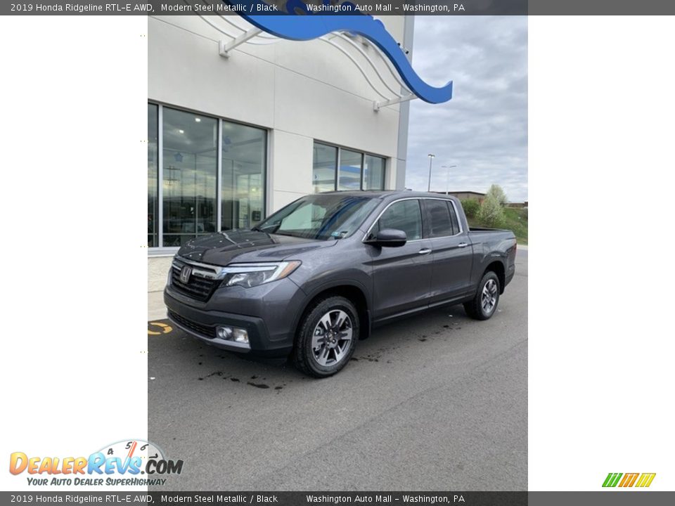 2019 Honda Ridgeline RTL-E AWD Modern Steel Metallic / Black Photo #2