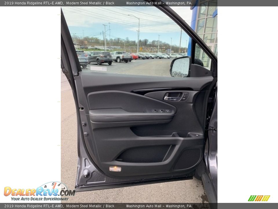 2019 Honda Ridgeline RTL-E AWD Modern Steel Metallic / Black Photo #8