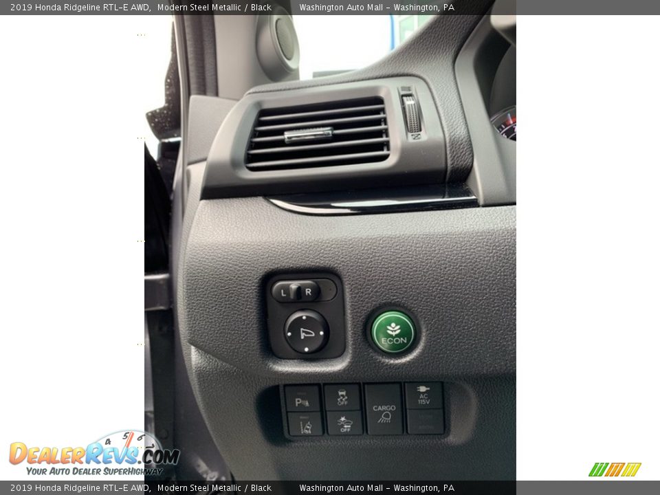 2019 Honda Ridgeline RTL-E AWD Modern Steel Metallic / Black Photo #10