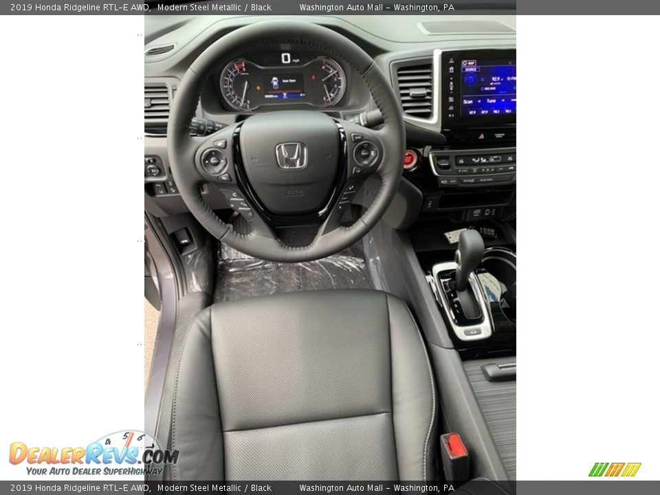 2019 Honda Ridgeline RTL-E AWD Modern Steel Metallic / Black Photo #11