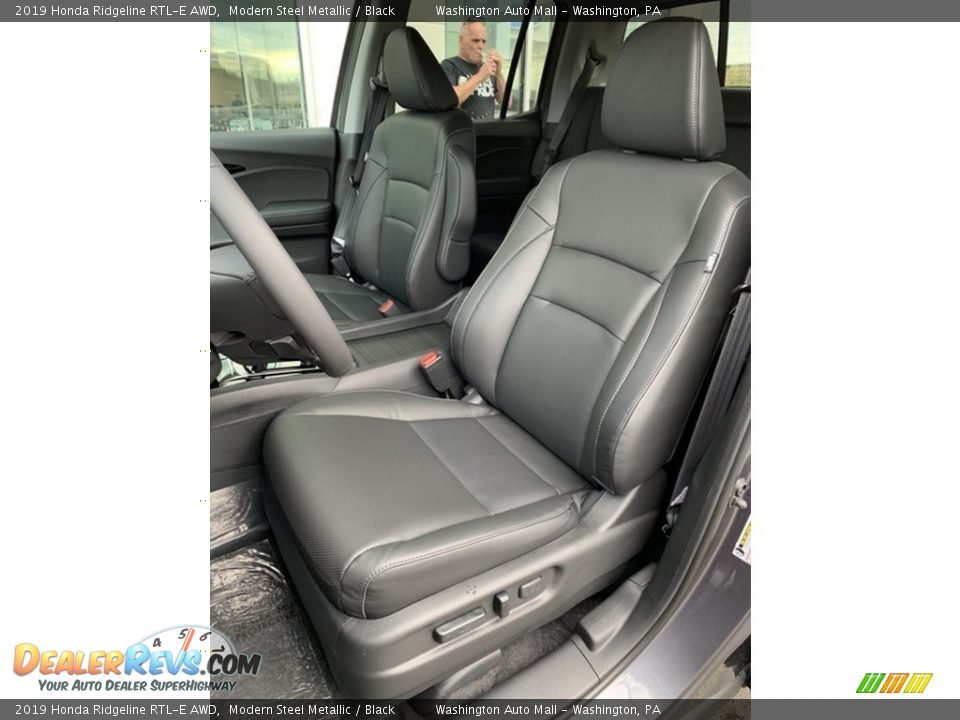 2019 Honda Ridgeline RTL-E AWD Modern Steel Metallic / Black Photo #12